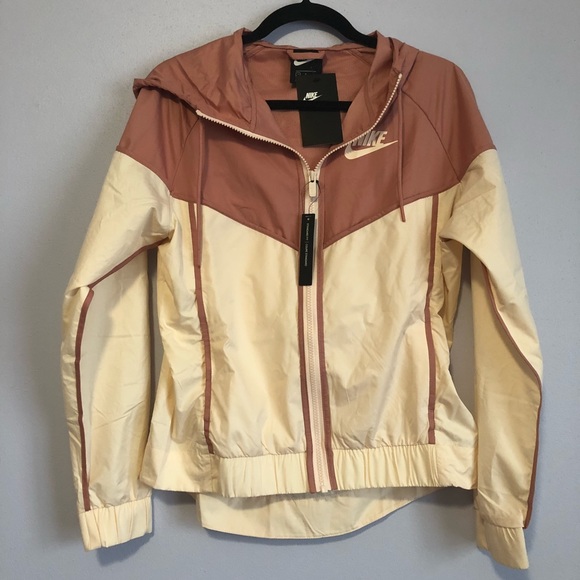 rust pink nike jacket